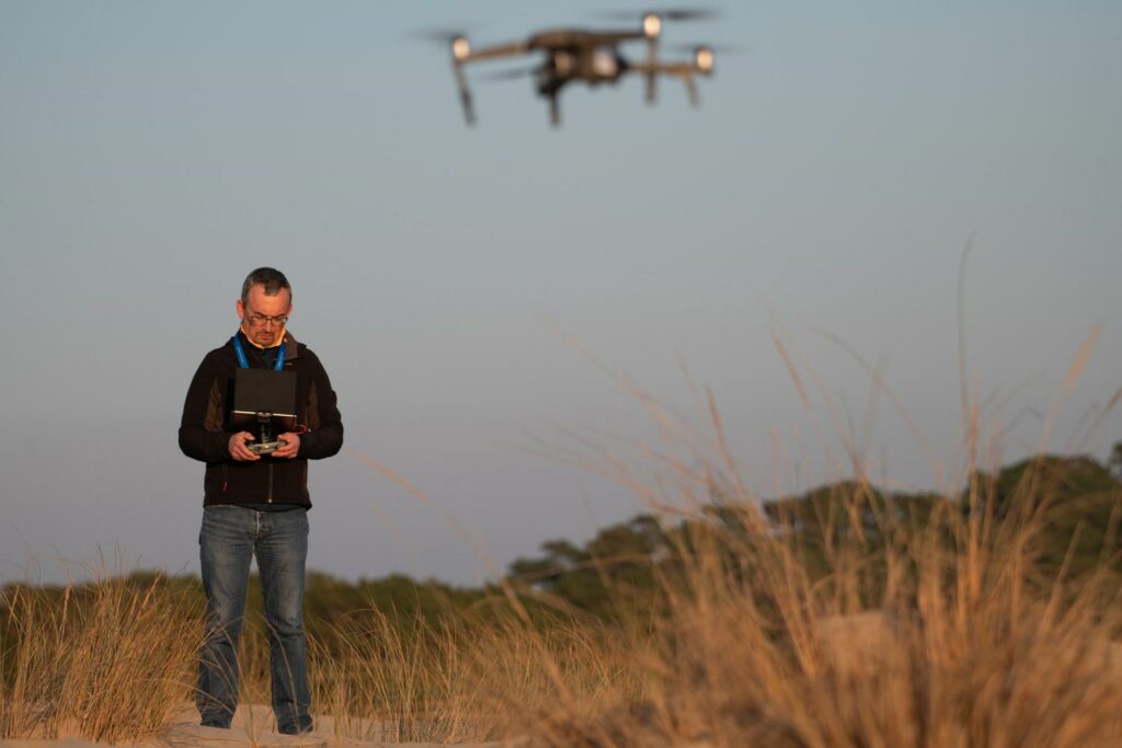 pilote de drone professionnel