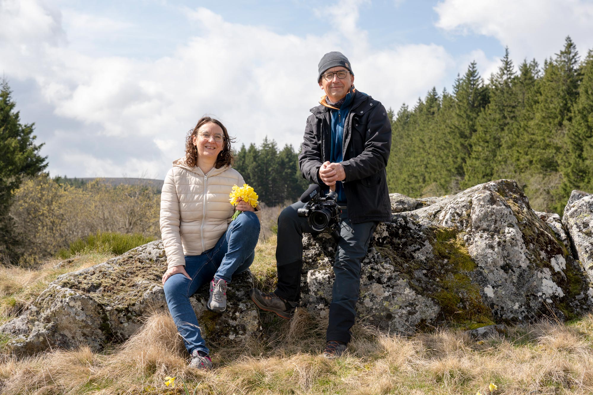 Lire la suite à propos de l’article Tournage vidéo “Mes Petites Fleurs D’Auvergne “ Au cœur du Massif du Sancy